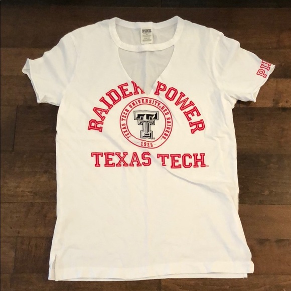 Pink Texas Tech T-shirt - Picture 1 of 5